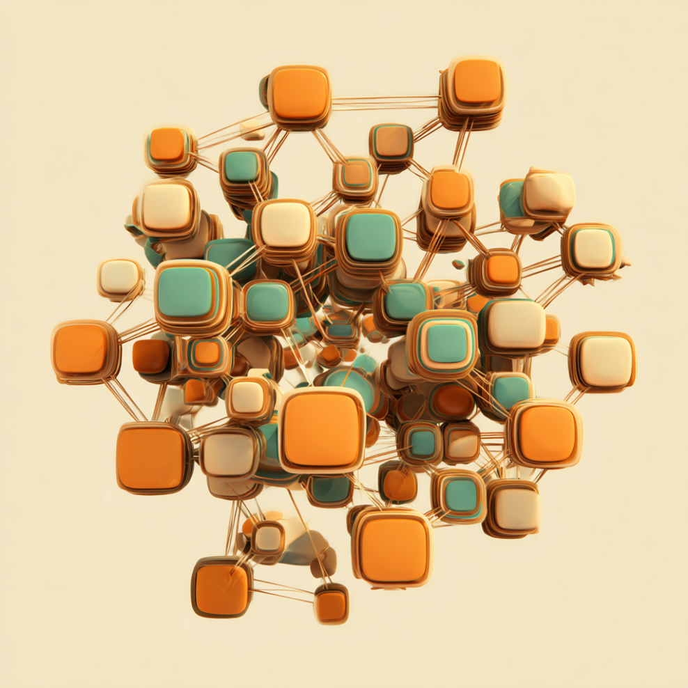 A network of semantic nodes